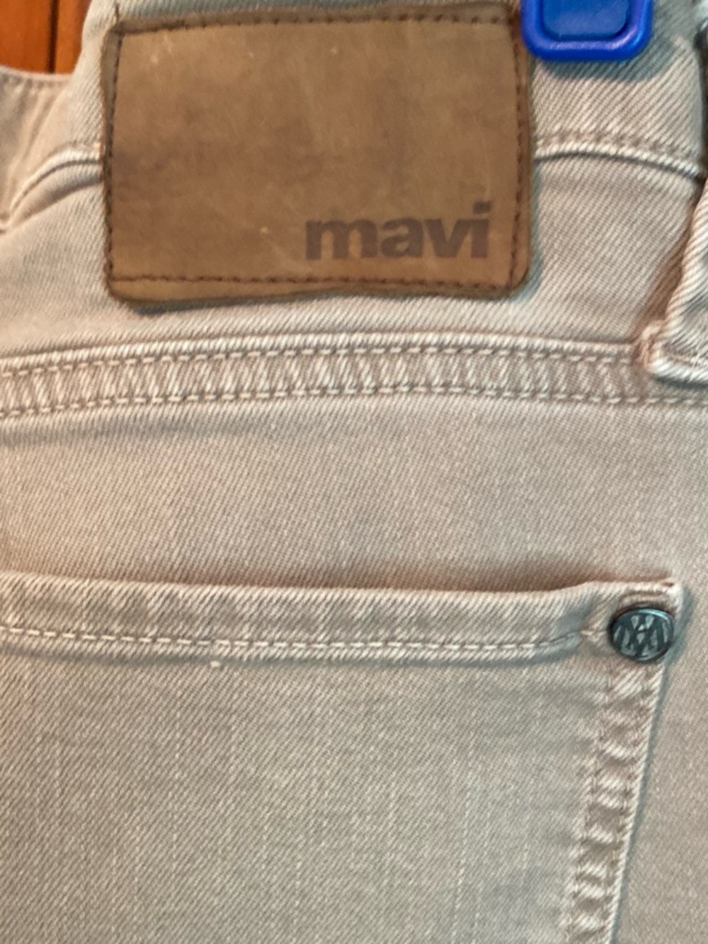 Mavi Men's Slim Jeans in Light Gray